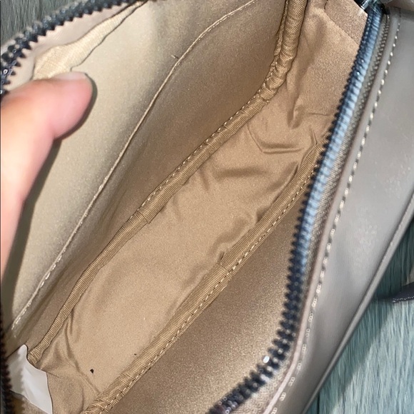 U.S. Polo Assn. Taupe Crossbody Bag, Dark Taupe, Metallic, NWT - Picture 4 of 4